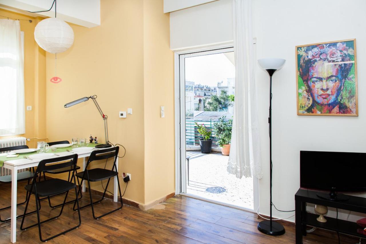 雅典Bright Apt. With Lovely View In Lycabettus!公寓 外观 照片